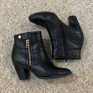 Black ankle boots